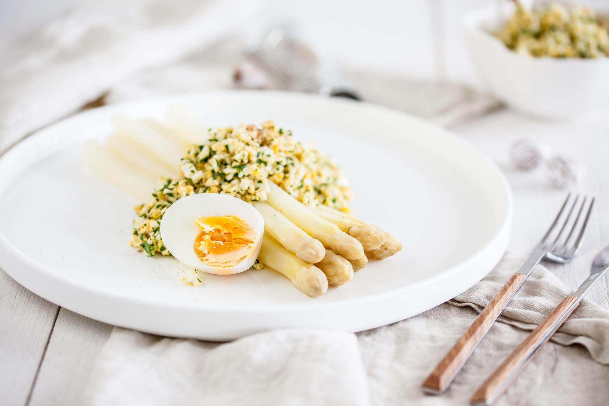 Espárragos de Navarra en la alta cocina